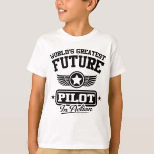 行為の未来のパイロット Tシャツ