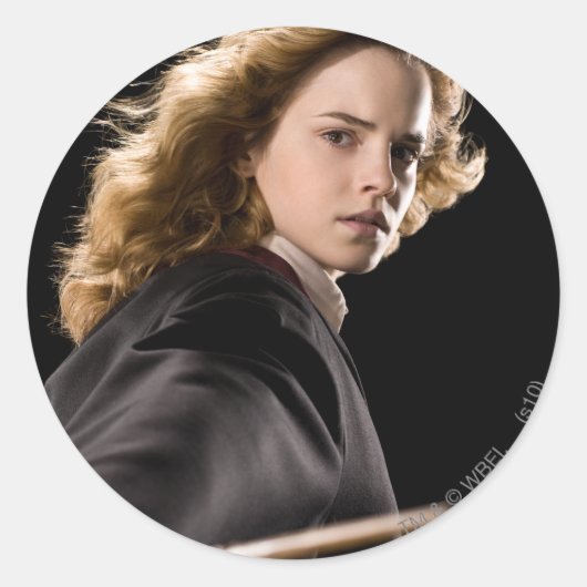 行為の準備ができたHermione Granger ラウンドシール (正面)