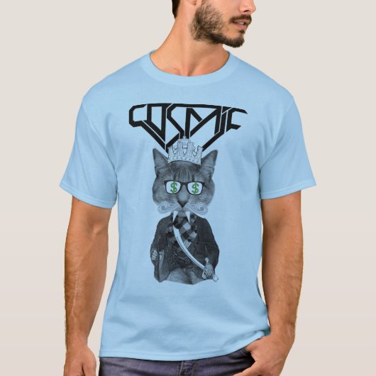 行為の猫 Tシャツ (正面)