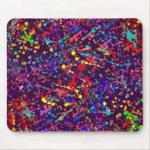 行為の絵画の（ばちゃばちゃ）跳ねるの芸術