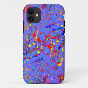 行為の絵画の(ばちゃばちゃ)跳ねるの芸術 iPhone 11 ケース