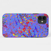 行為の絵画の(ばちゃばちゃ)跳ねるの芸術 Case-Mate iPhoneケース (裏面(横))