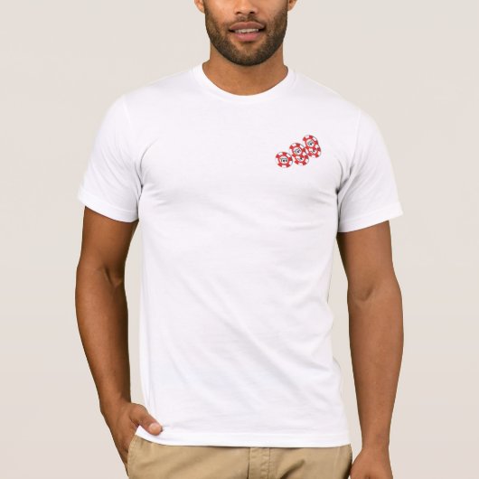 行為の麻薬常習者のPoketrのTシャツ Tシャツ (正面)