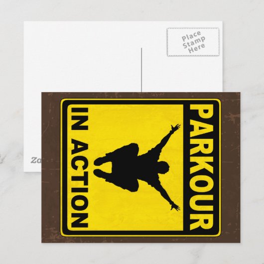 行為のSignboardのParkour ポストカード (正面/裏面)