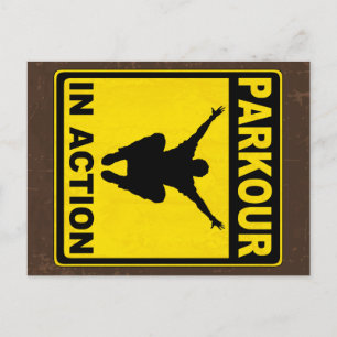 行為のSignboardのParkour ポストカード