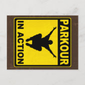 行為のSignboardのParkour ポストカード (正面)