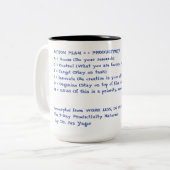 行為! 計画の指針 ツートーンマグカップ (正面左)