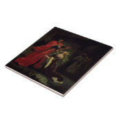行為Iの場面3: 彼女の父でひざまずくDesdemona タイル (側面)