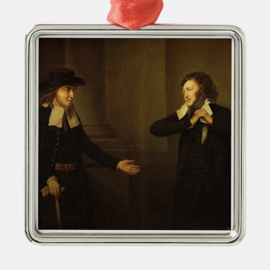 行為IIIの「Mの場面IIからのShylockそしてTubal メタルオーナメント (正面)