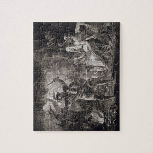 行為IV、Sのマクベス、3人の魔法使いおよびHecate ジグソーパズル (縦)