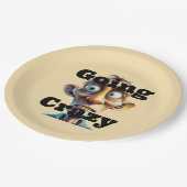 行熱狂する紙プレート ペーパープレート (アングル)