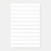 行白黒の一覧 ポストイット (正面)