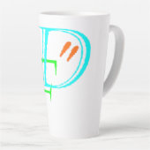 行素晴らしう カフェラテマグ (右アングル)