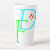 行素晴らしう カフェラテマグ (正面)