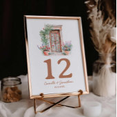 行素朴先結婚式 テーブルナンバー