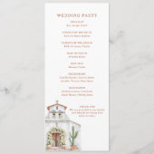 行素朴先結婚式 プログラム (裏面)