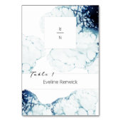 行航海の先結婚式の折り畳み座席表 テーブルナンバー (正面)