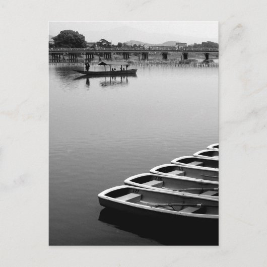 行船京都嵐山 ポストカード (正面)