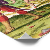 行軍する大inaの兵士 ポスター (角)