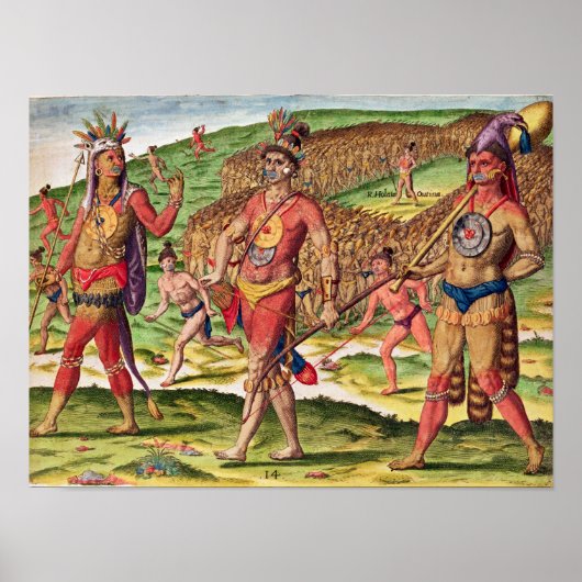 行軍する大inaの兵士 ポスター (正面)