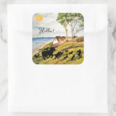 行軍の動物 スクエアシール (バッグ)