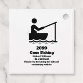 行退職した魚釣りミニマモダンリスト退職 フェイバータグ (裏面)