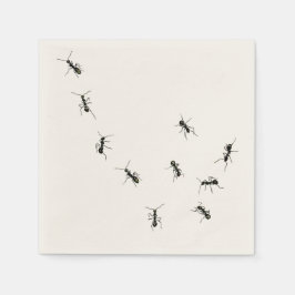 行進するアリ スタンダードカクテルナプキン