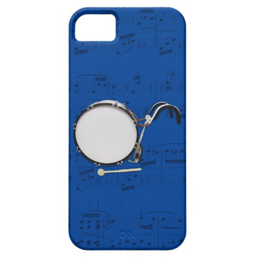 行進のバスドラム及び音楽電話箱。 一突き色 Case-Mate iPhoneケース (裏面)