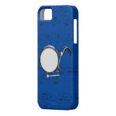 行進のバスドラム及び音楽電話箱。 一突き色 Case-Mate iPhoneケース (裏面左)