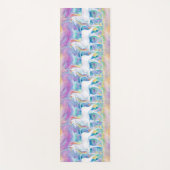 行進の水彩画のユニコーンのヨガのマット ヨガマット (正面)