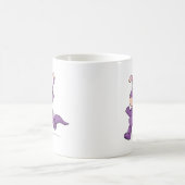 行進の紫色のBlumaroo コーヒーマグカップ (中央)