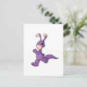 行進の紫色のBlumaroo ポストカード (スタンド正面)