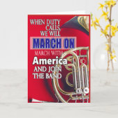 行進やる気を起こさせる帯の贈与 カード (黄色い花)