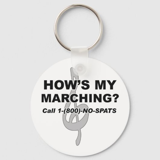 行進を開始 キーホルダー (正面)