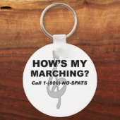 行進を開始 キーホルダー (正面)