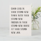 行遠くにくカード – 愚かな新しいトウで幸運を シーズンカード (スタンド正面)