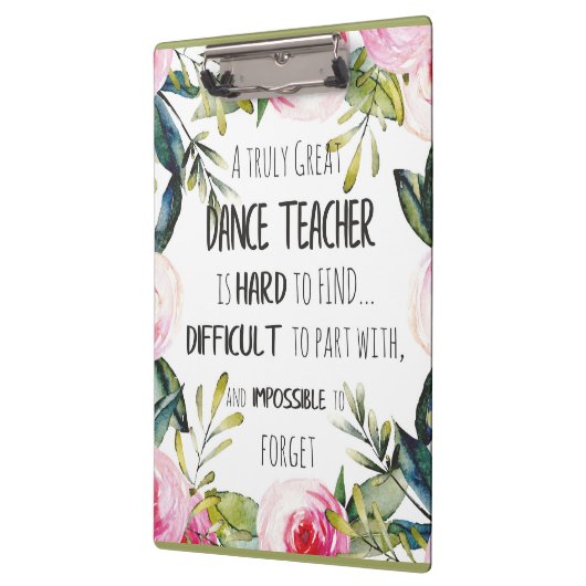 行遠くにくギフトダンス先生ありがとう引用文 クリップボード (左)