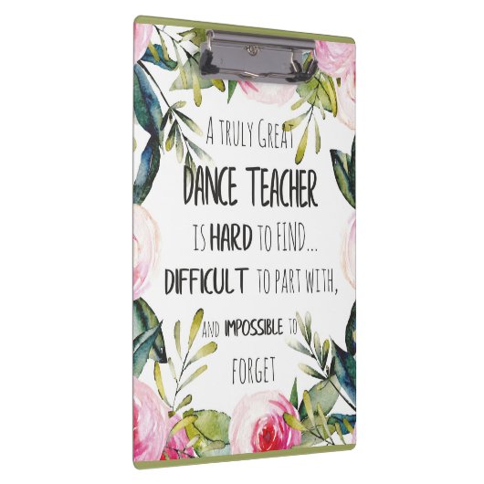 行遠くにくギフトダンス先生ありがとう引用文 クリップボード (右)