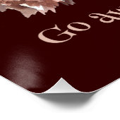 行遠くにけ読よ！不機嫌なフクロウのユーモア引用文 ポスター (コーナー)