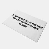 行遠くにけ、歓迎マット ドアマット (アングル)