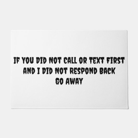 行遠くにけ、歓迎マット ドアマット (正面)