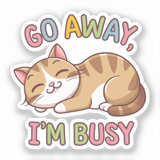 行遠くにって忙し シール (正面)