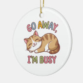 行遠くにって忙し セラミックオーナメント (左)