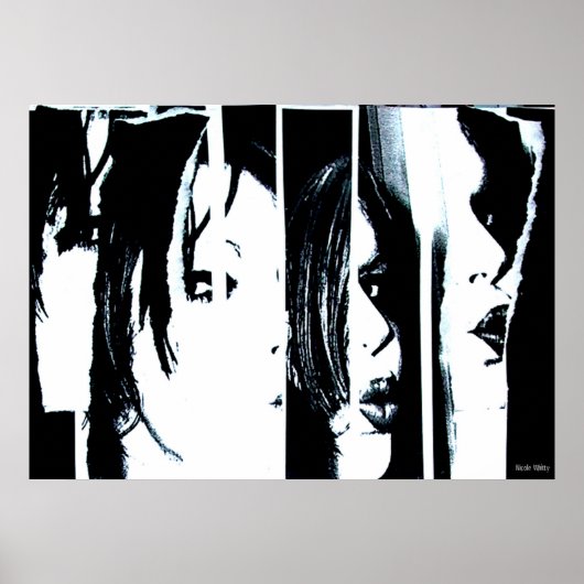 行間プリント ポスター (正面)