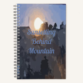 行頭文字の日差し ノートブック