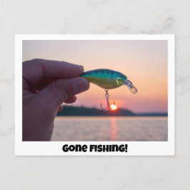 行魚釣り! ポストカード