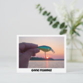 行魚釣り! ポストカード (スタンド正面)