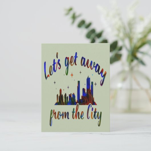 街から遠くに行こうおもしろい引用文 シーズンカード (スタンド正面)