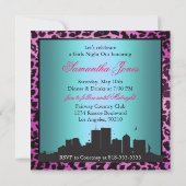 街で夜を明かす女の子たち 招待状 (裏面)