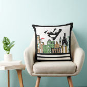 街で愛の鳥 クッション (椅子)